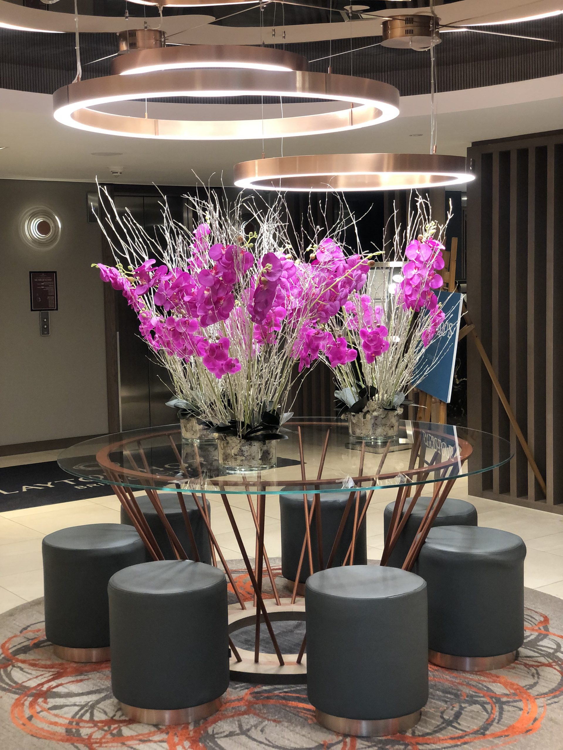 Clayton Hotel Christmas Orchids